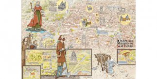 Mapa cultural ilustrado El Madrid de San Isidro