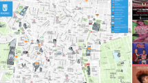 Mapa turístico de Madrid
